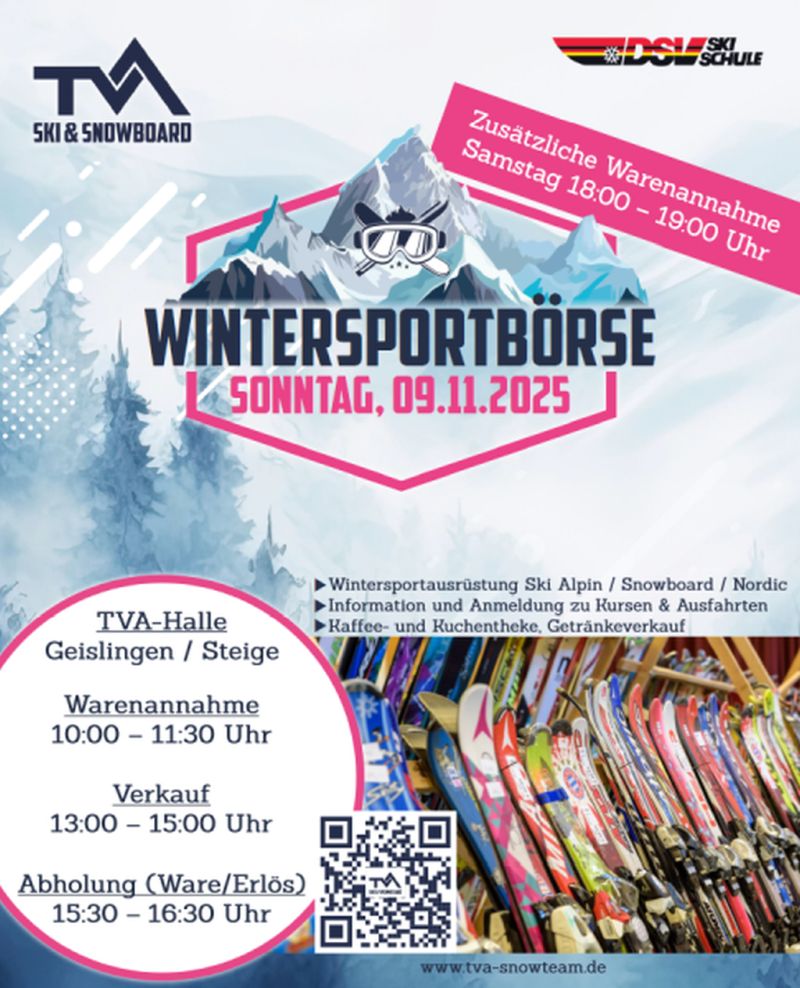 Wintersportbörse TVA-Halle 09.11.2025